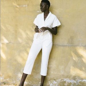 Soludos jumpsuit white size S